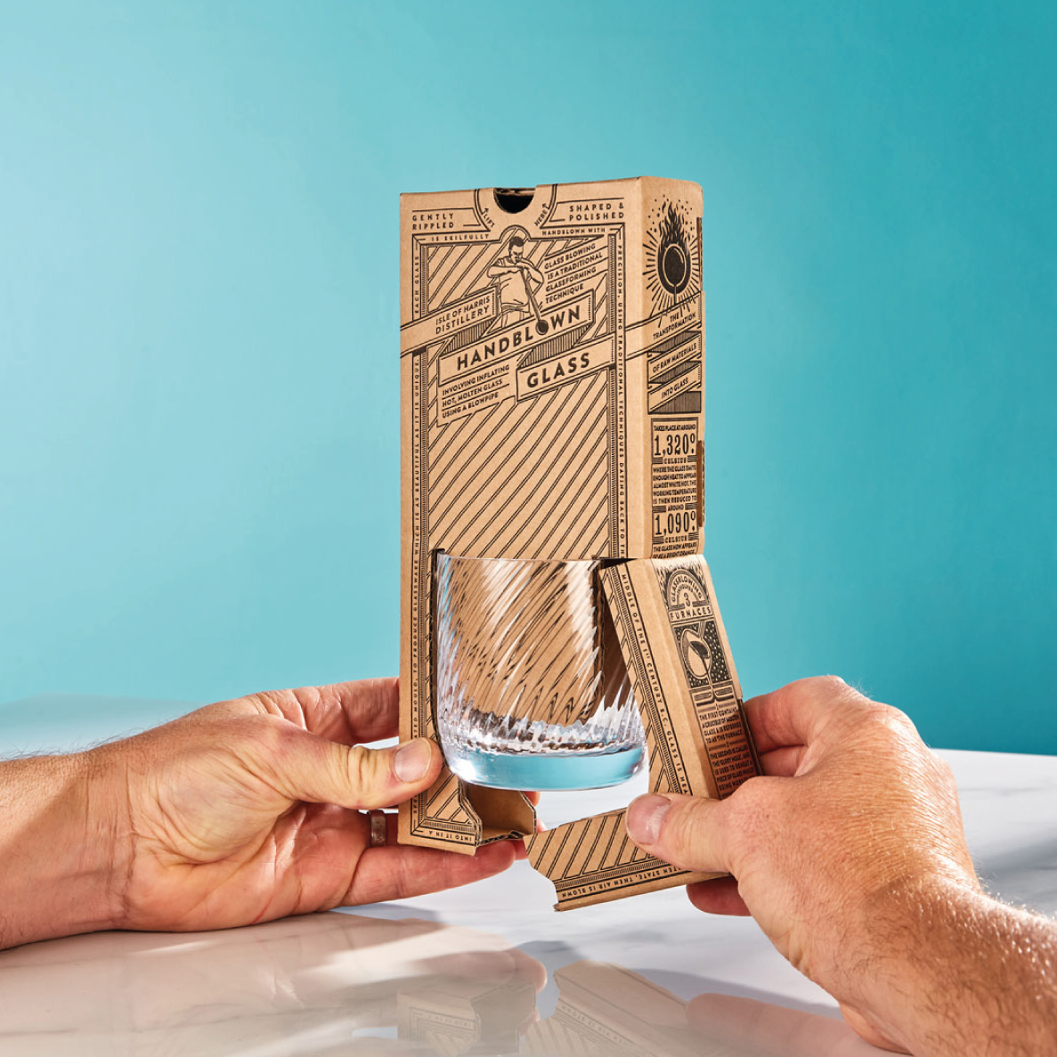 Order The Harris Gin Glass Twin Set Isle of Harris Distillery